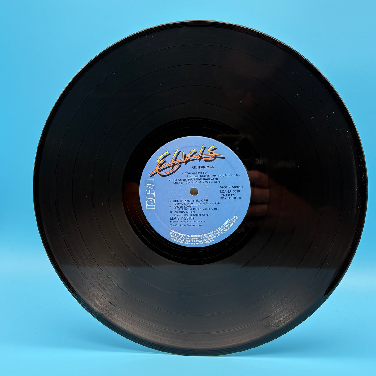 Elvis Presley - Guitar Man in Original Shrink Vinyl