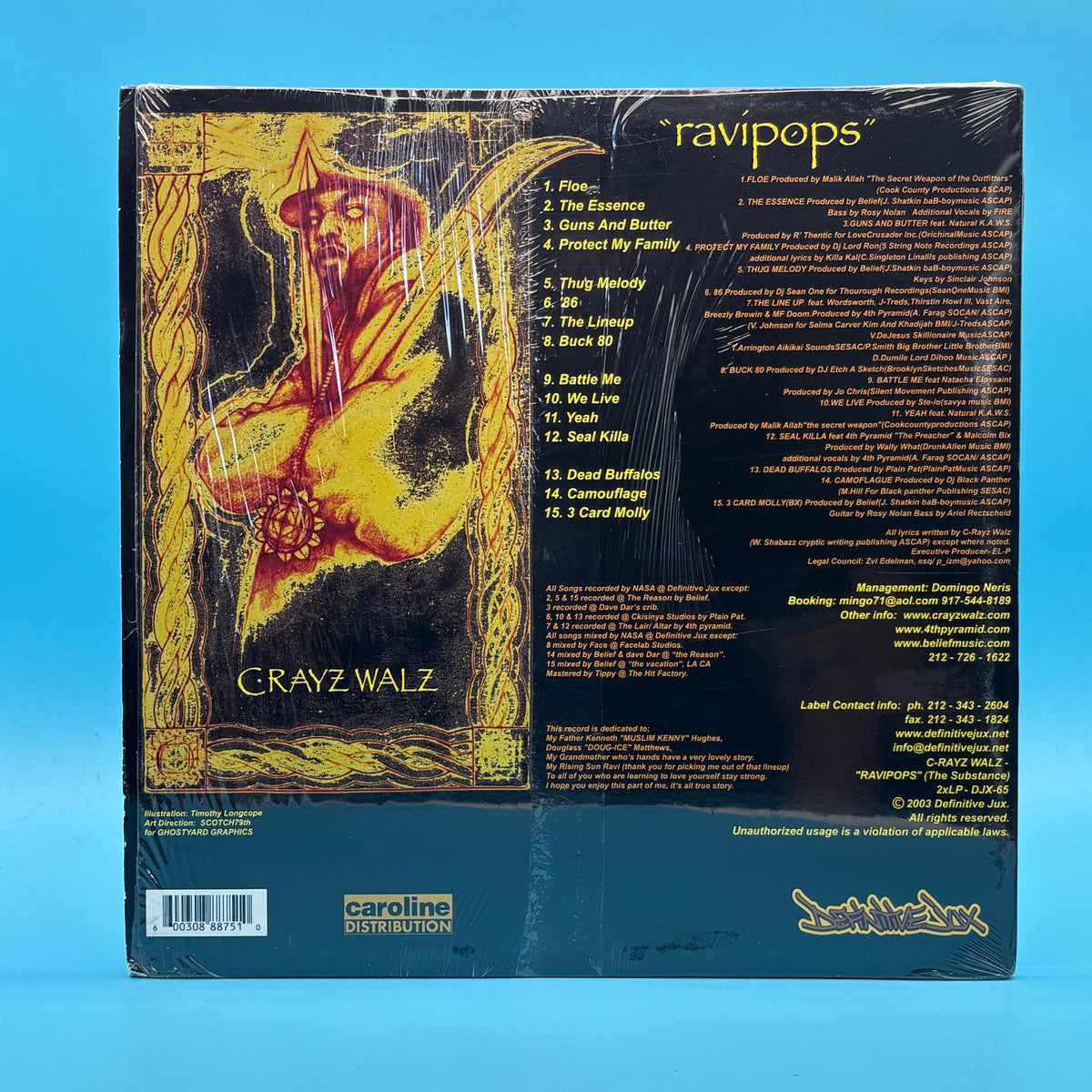 Crayz Walz - Ravipops (The Substance) Vinyl