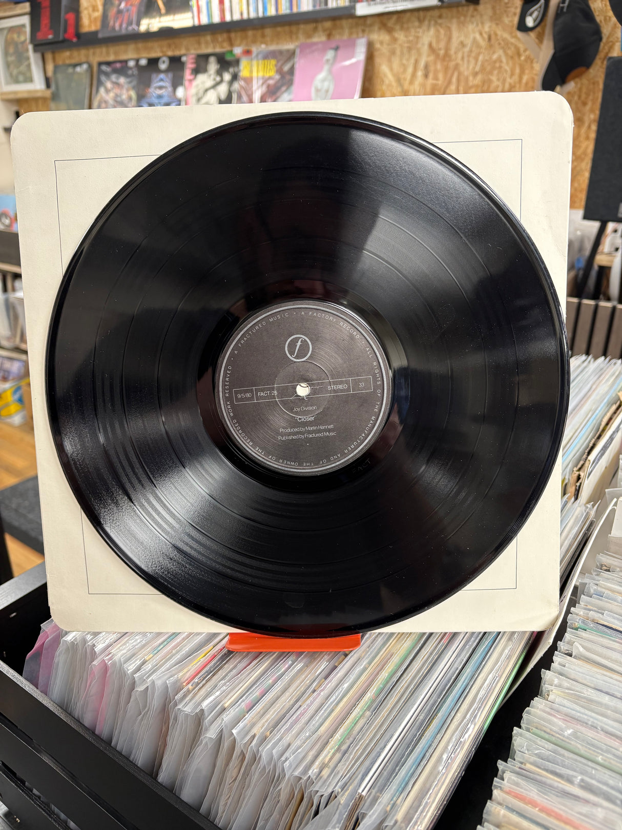 Joy Division - Closer - First Press FACT 25 - Translucent Red