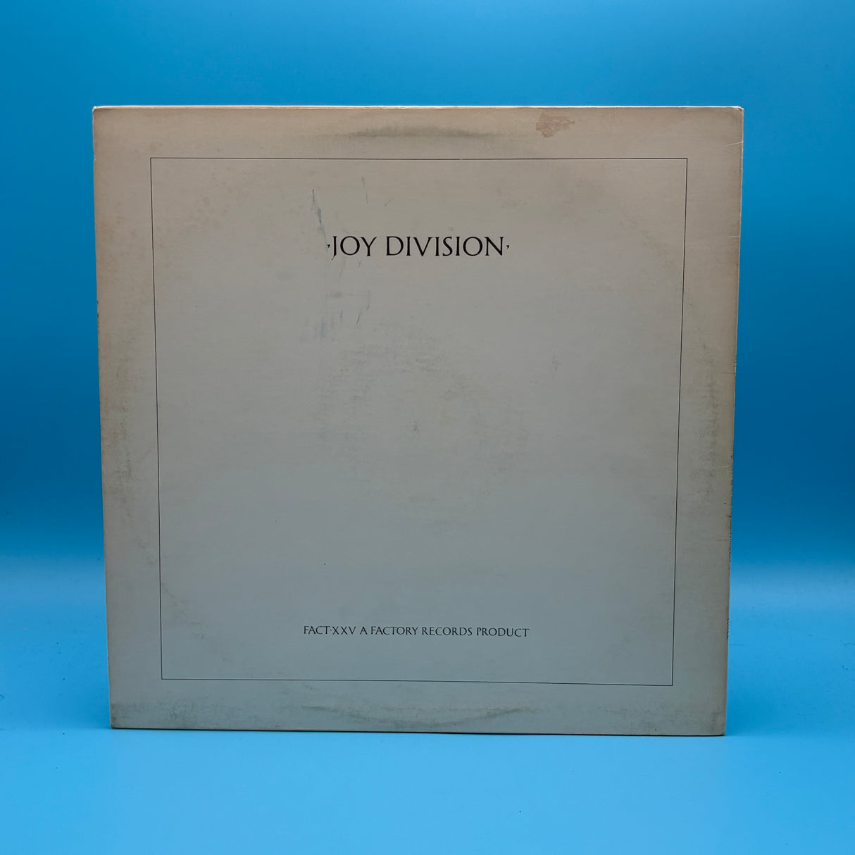 Joy Division - Closer Factory Records Vinyl
