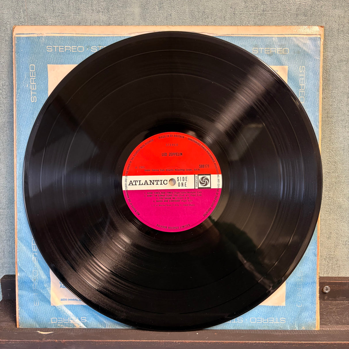 Led Zeppelin - 1 - Plum Atlantic - VINYL