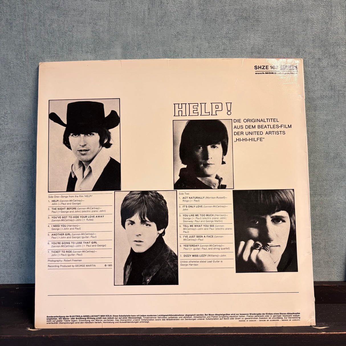 The Beatles - Help! - Second Press - German - VINYL