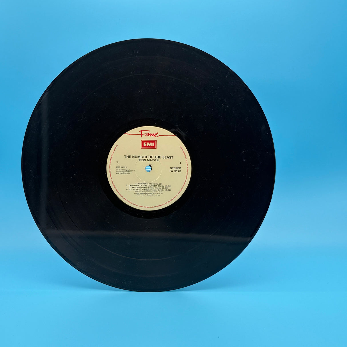 Iron Maiden - The Number Of The Beast Vinyl