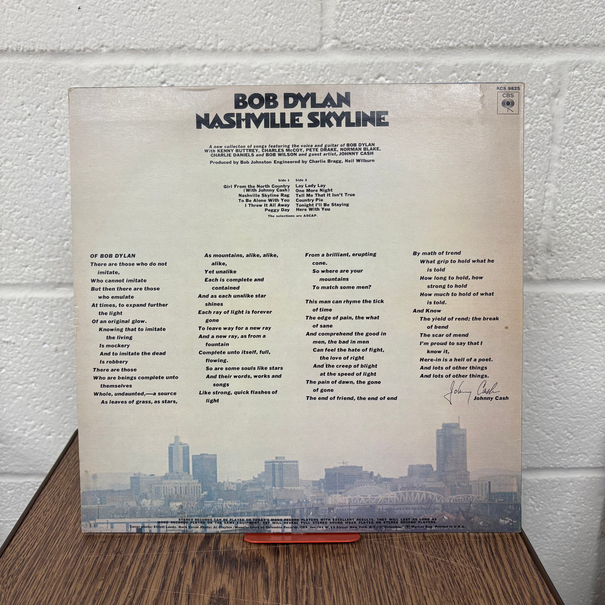 Bob Dylan - Nashville Skyline - VINYL