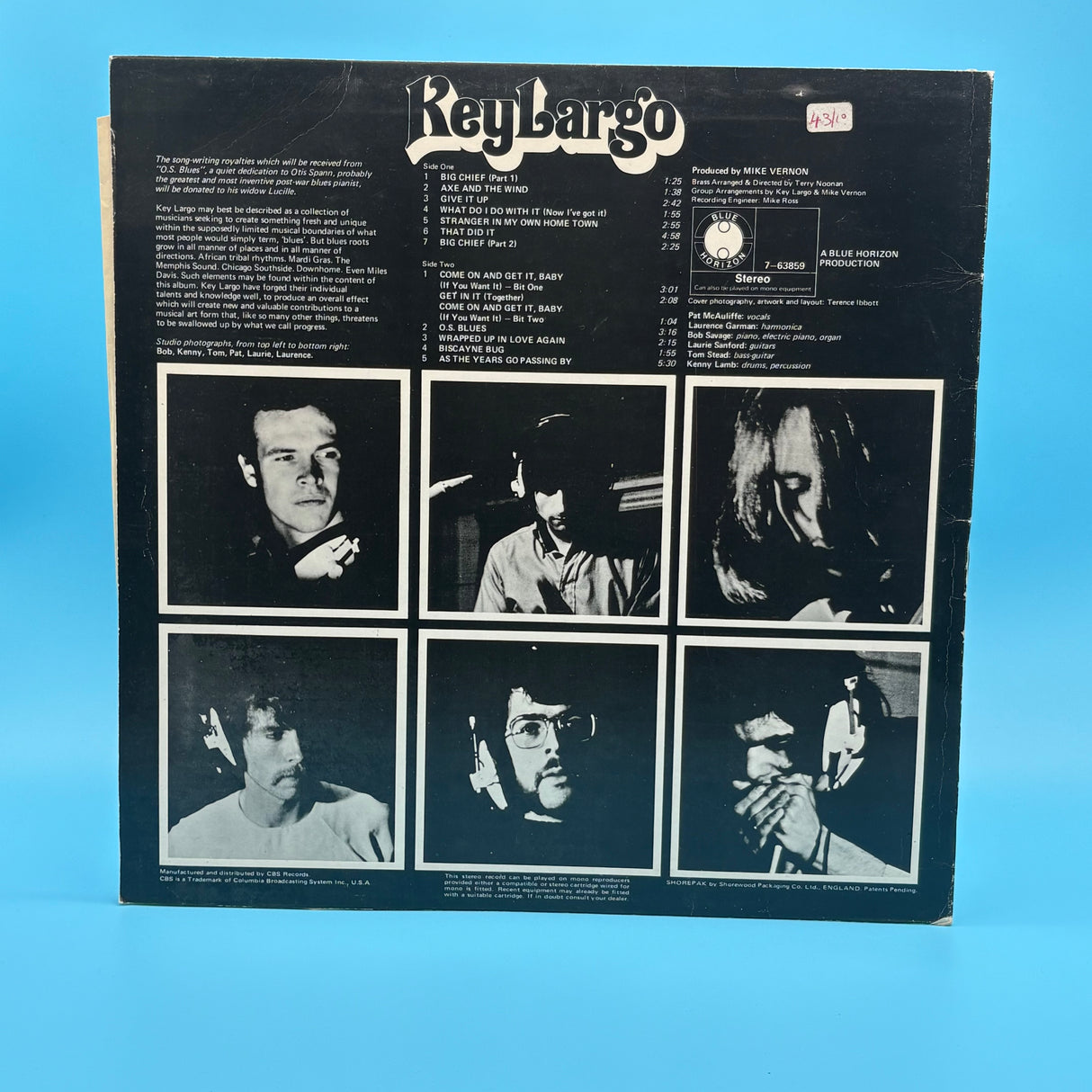 Blue Horizon - Key Largo Vinyl