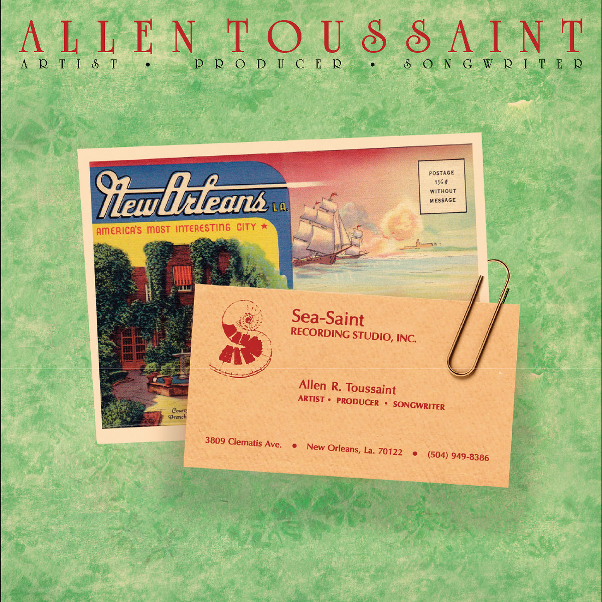 Allen Toussaint - Artist / Producer / Songwriter