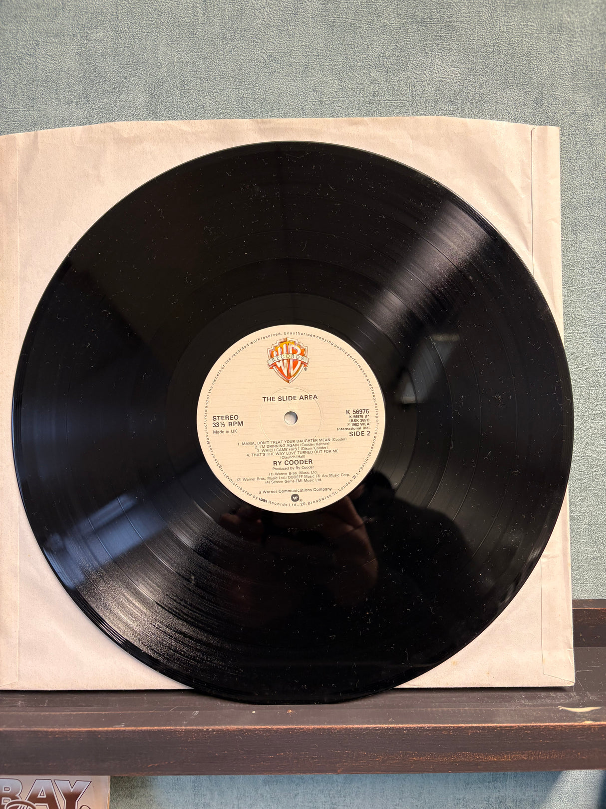 Ry Cooder - The Slide Area - VINYL