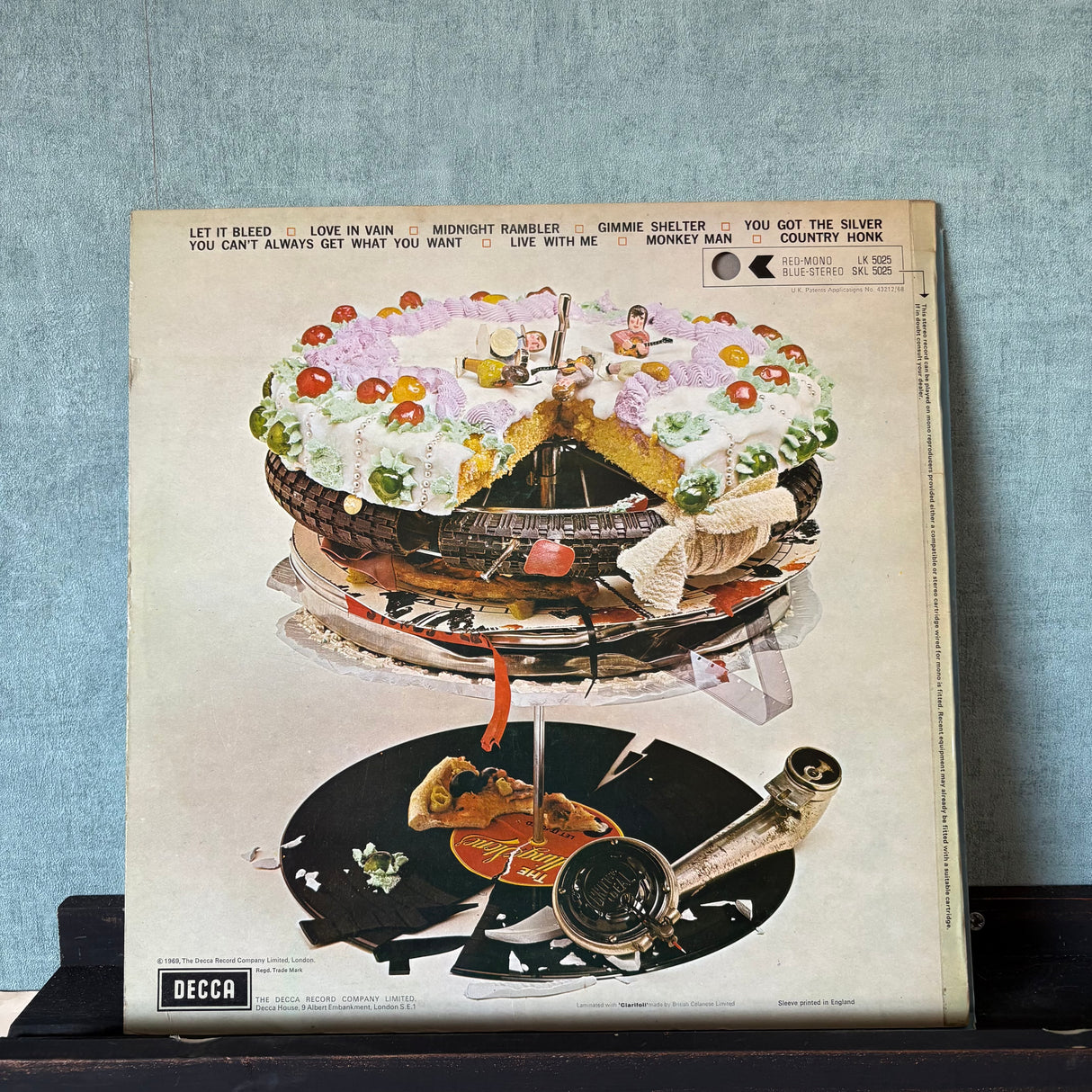 Rolling Stones - Let It Bleed - First Press Stereo - With The Poster - VINYL