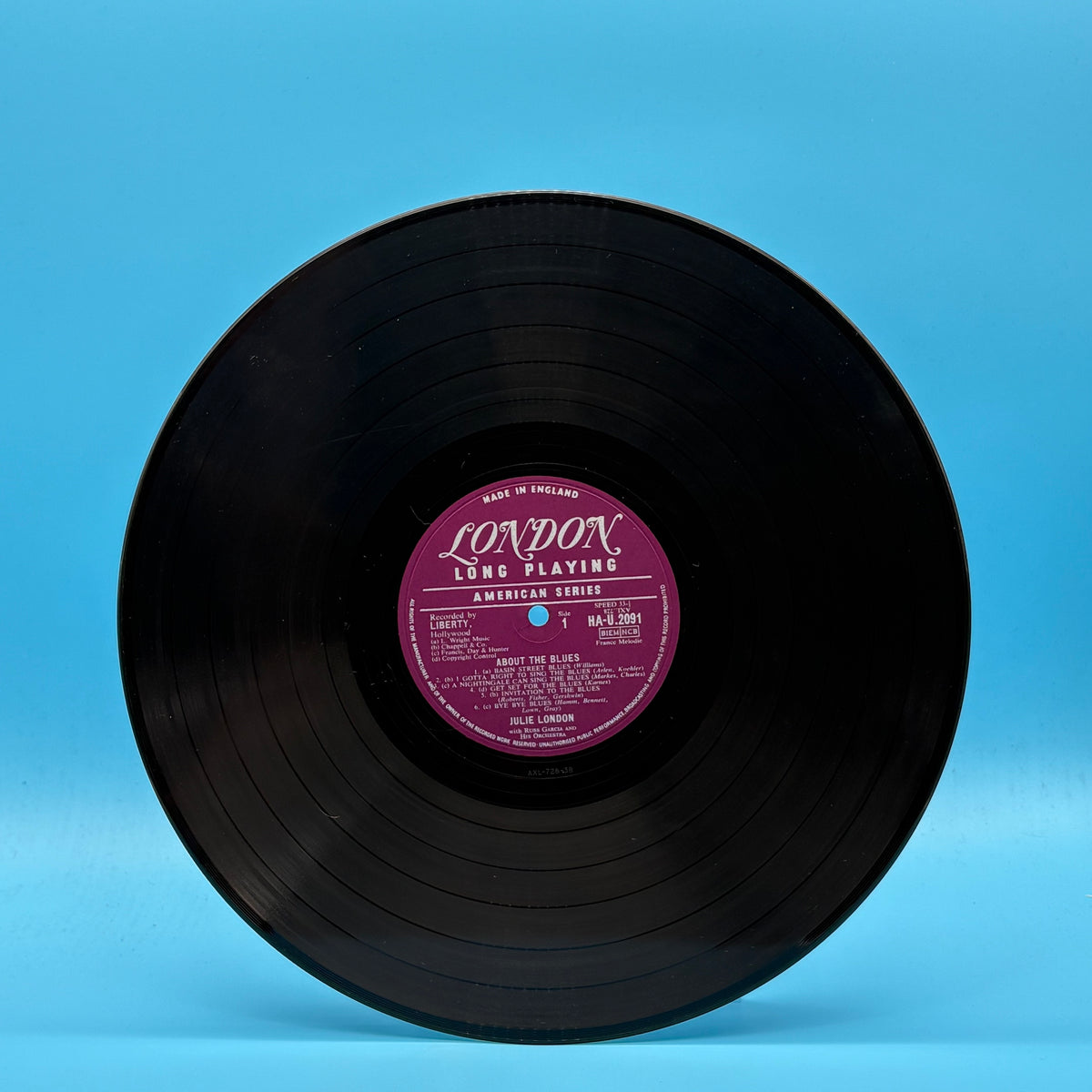 Julie London - About the Blues Original UK Vinyl