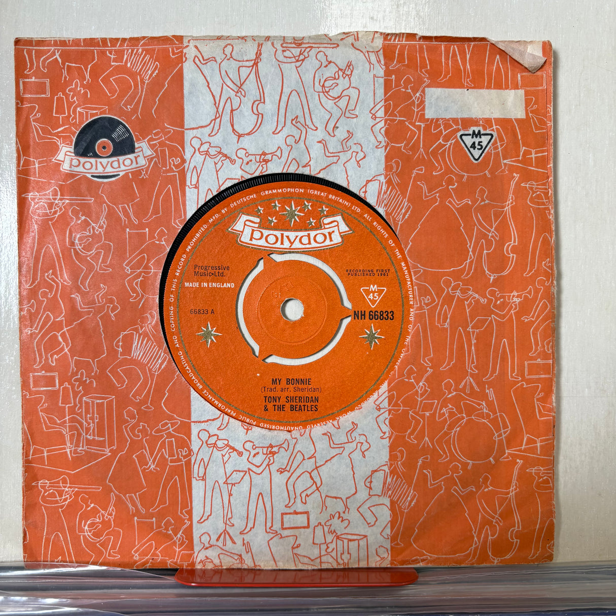 The Beatles and Tony Sheridan - My Bonnie 2nd Press Polydor Vinyl Single