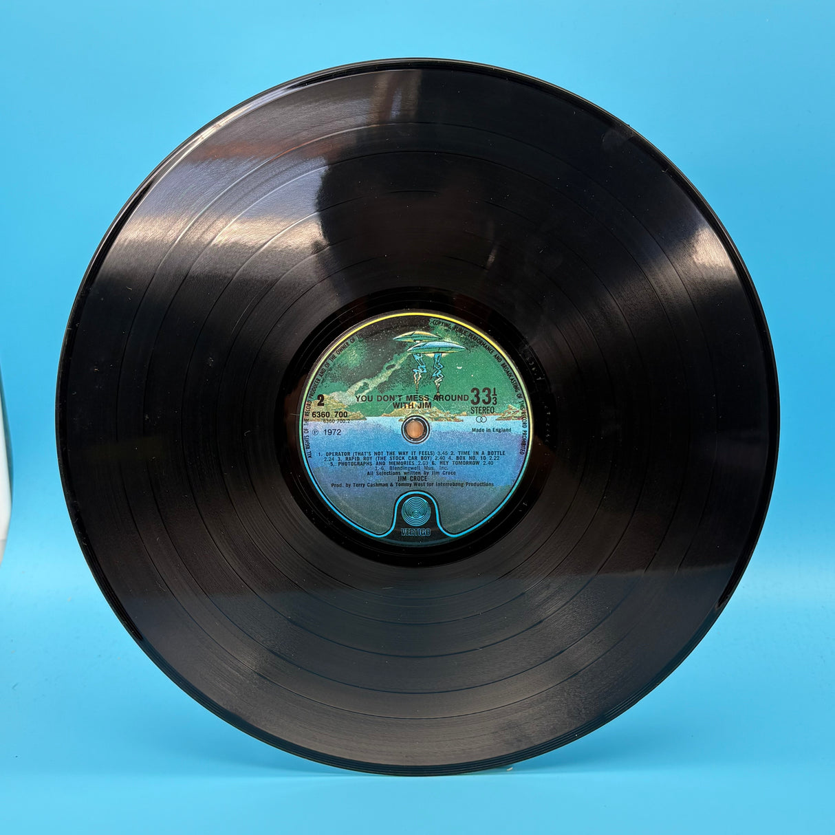 Jim Croce - You Don't Mess Around With Jim Vertigo Spaceships Vinyl