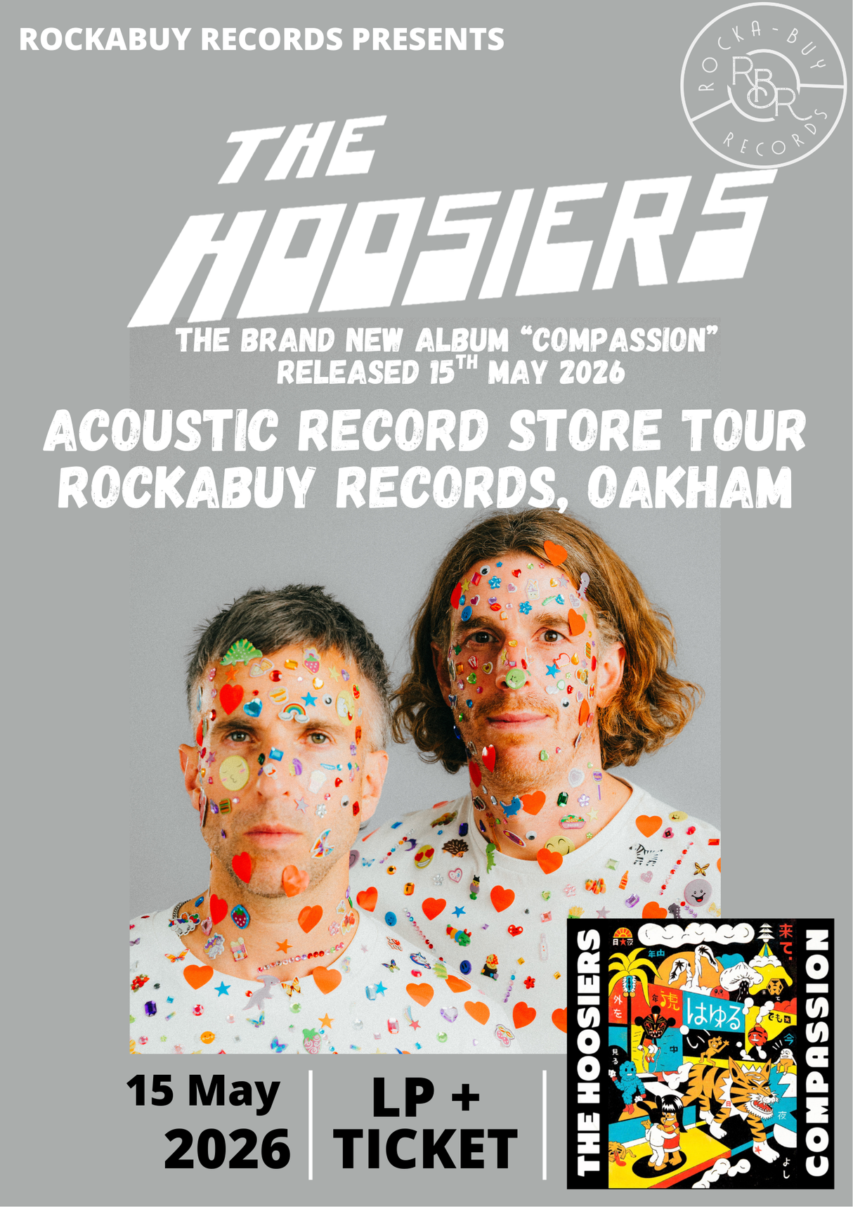 The Hoosiers - Compassion Exclusive Rockabuy Edition (+ Ticket for In Store Show) - VINYL