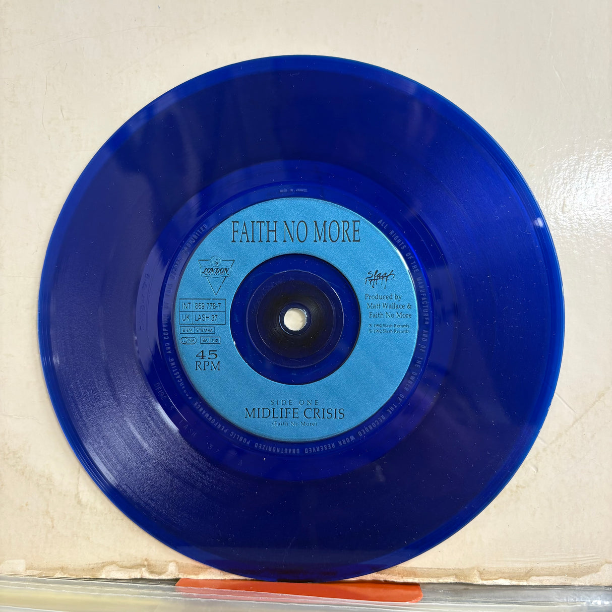 Faith No More - Midlife Crisis Blue Vinyl