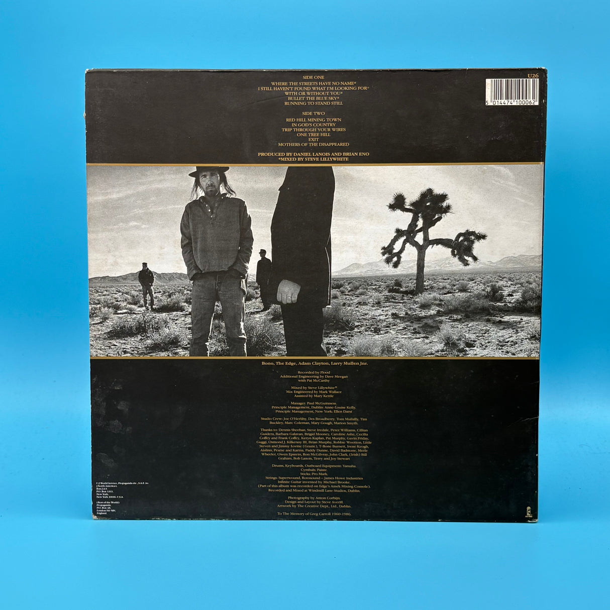 U2 - The Joshua Tree Original Vinyl