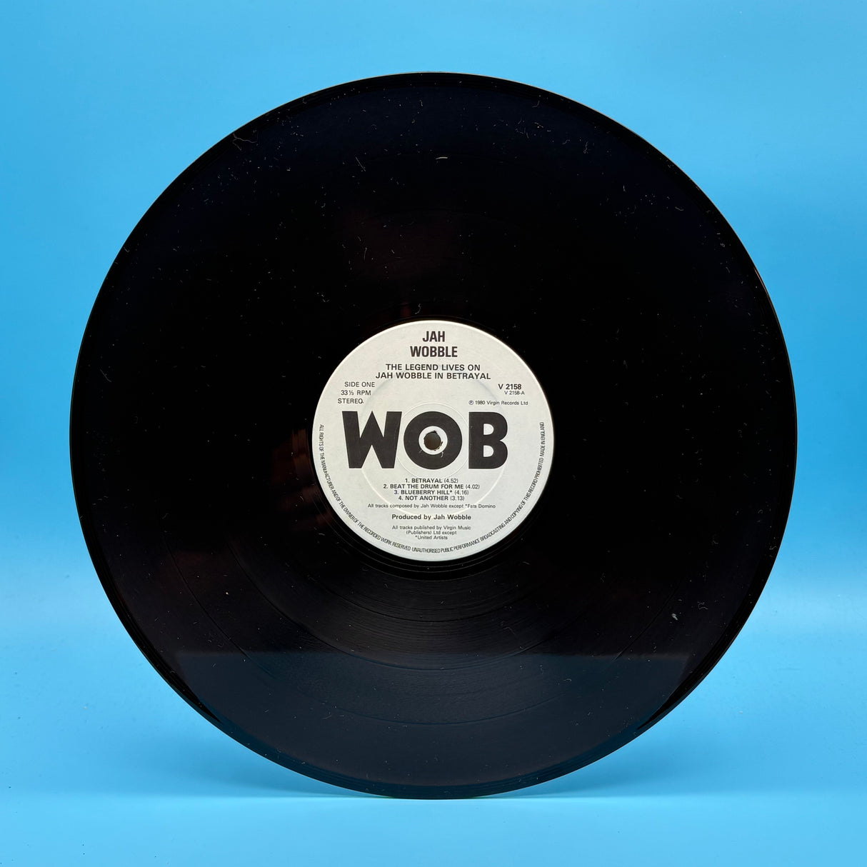 Jah Wobble - Betrayal Vinyl