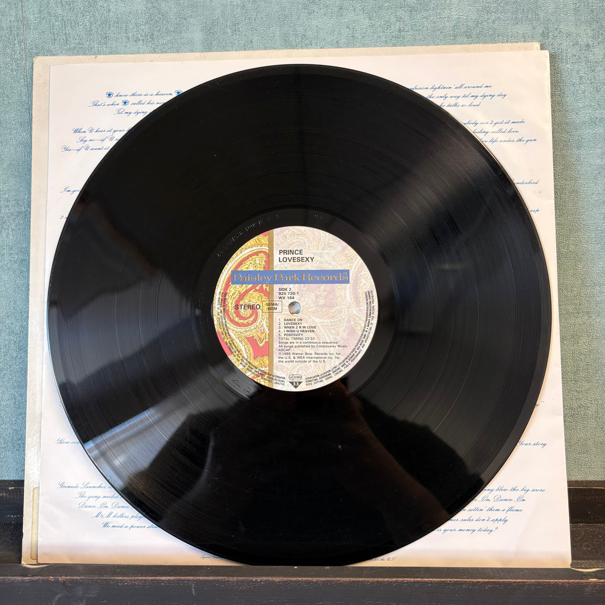 Prince - Lovesexy - VINYL