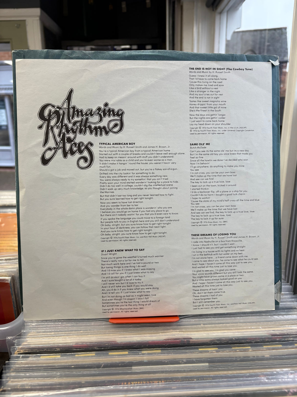 Amazing Rhythm Aces - Too Stuffed To Jump - VINYL