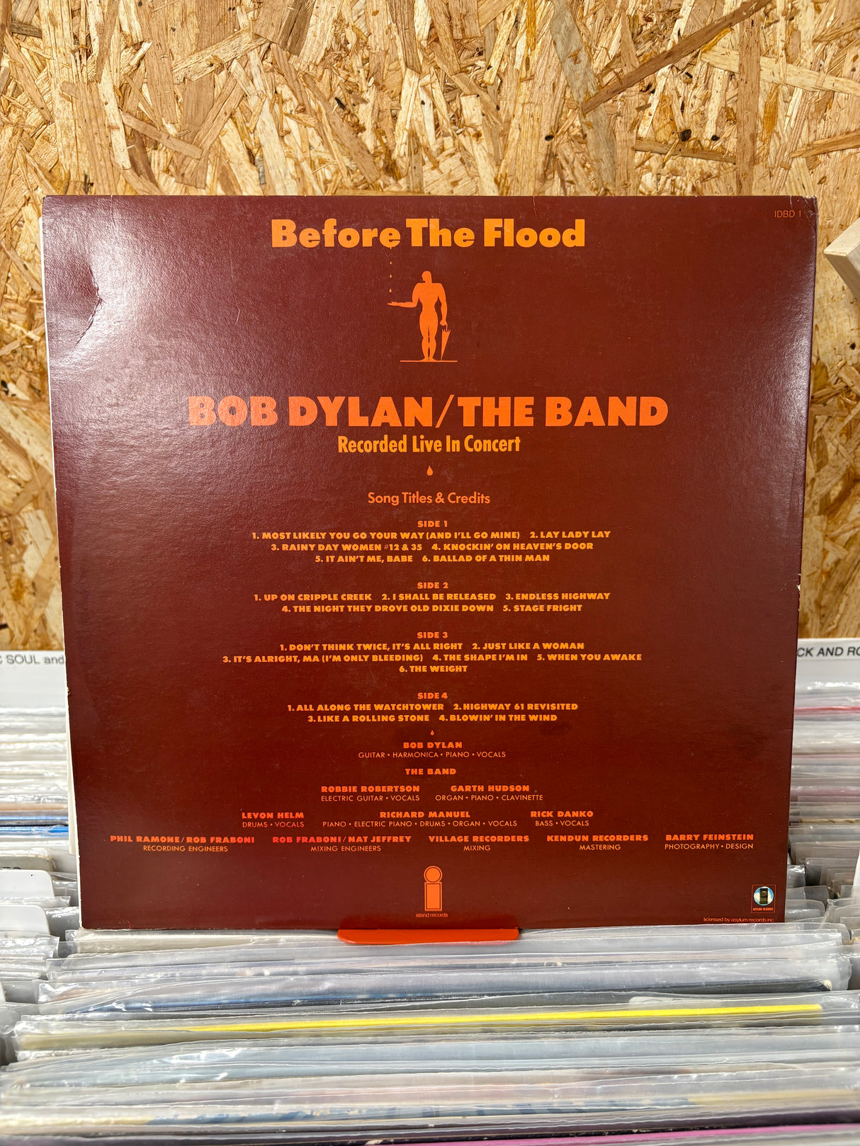 Bob Dylan/The Band - Before The Flood - VINYL