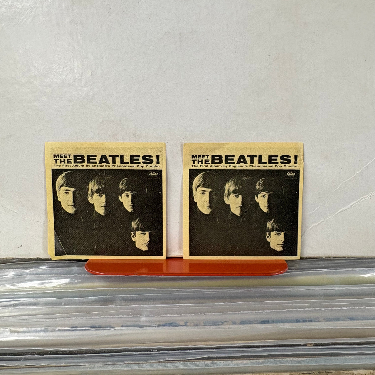 Meet The Beatles! - 7" USA Promotional Juke Box Copy - With 2 Stickers - VINYL