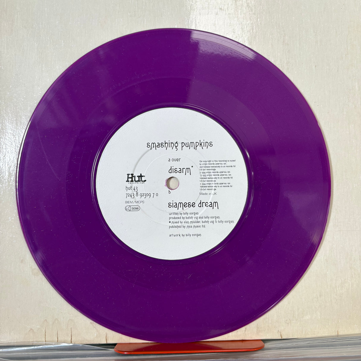 Smashing Pumpkins - Smile Purple Single Vinyl
