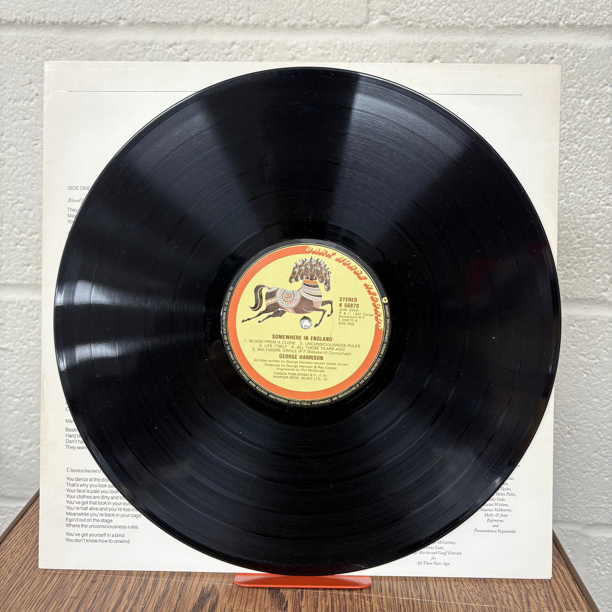 George Harrison - Somewhere In England - VINYL