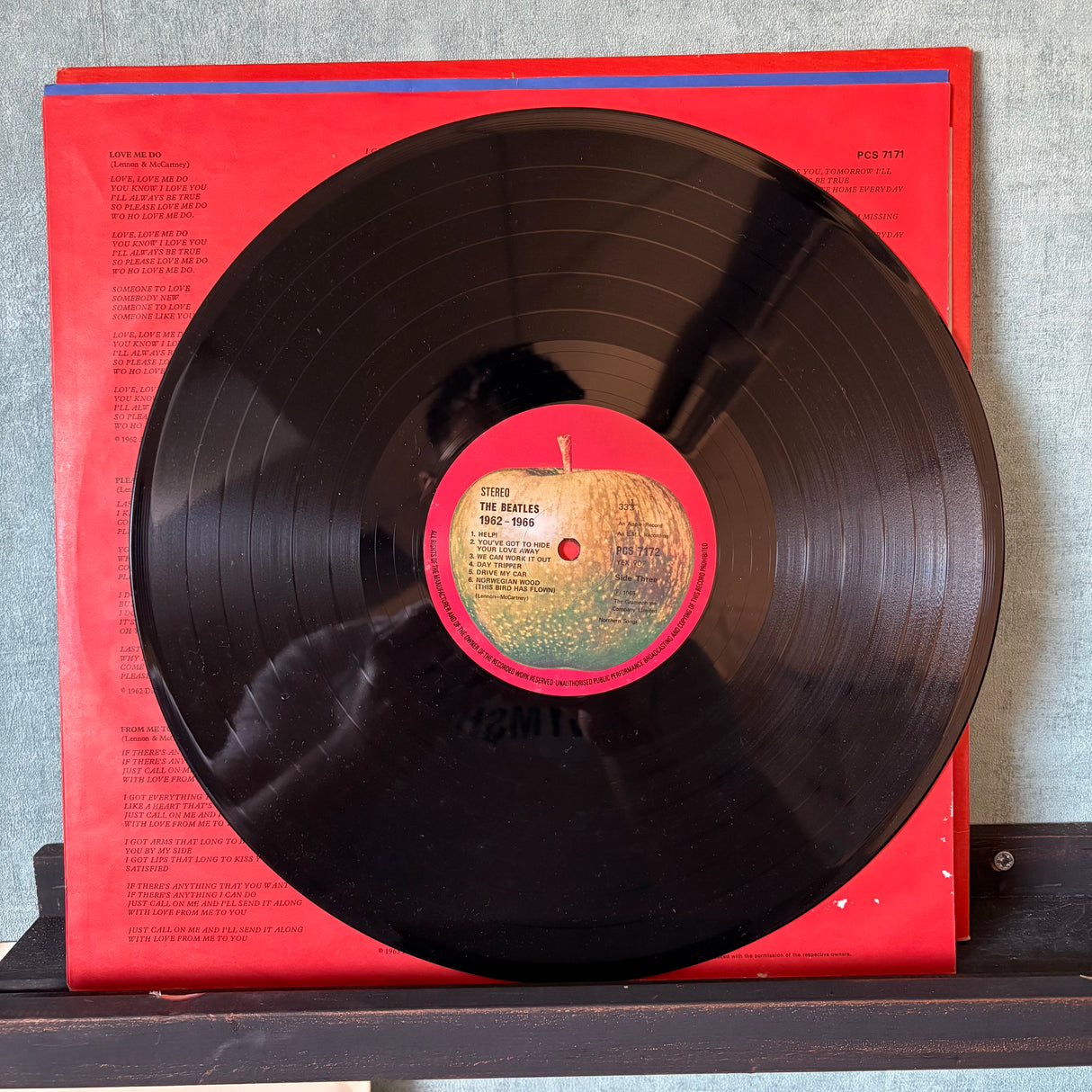 The Beatles - 1962-1966 - Red Album - Blue Inner Misprint - VINYL