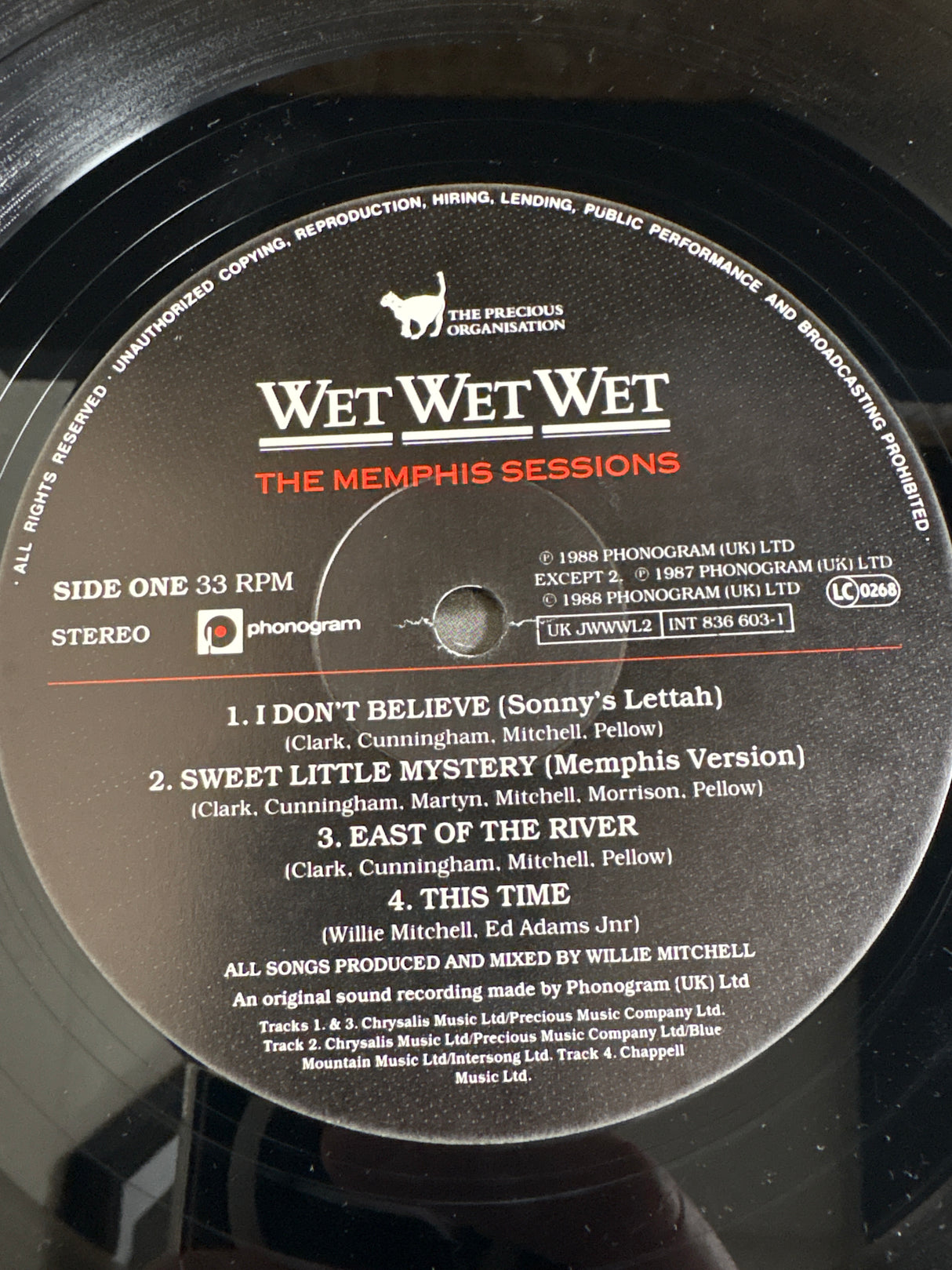 Wet Wet Wet - The Memphis Sessions - VINYL