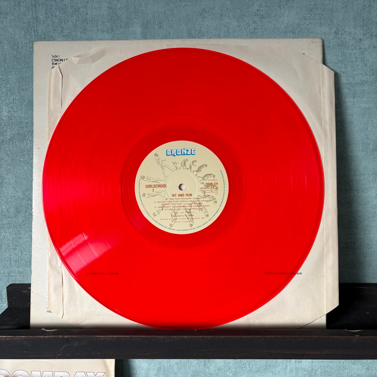 Girl School - Hit And Run - Red VINYL