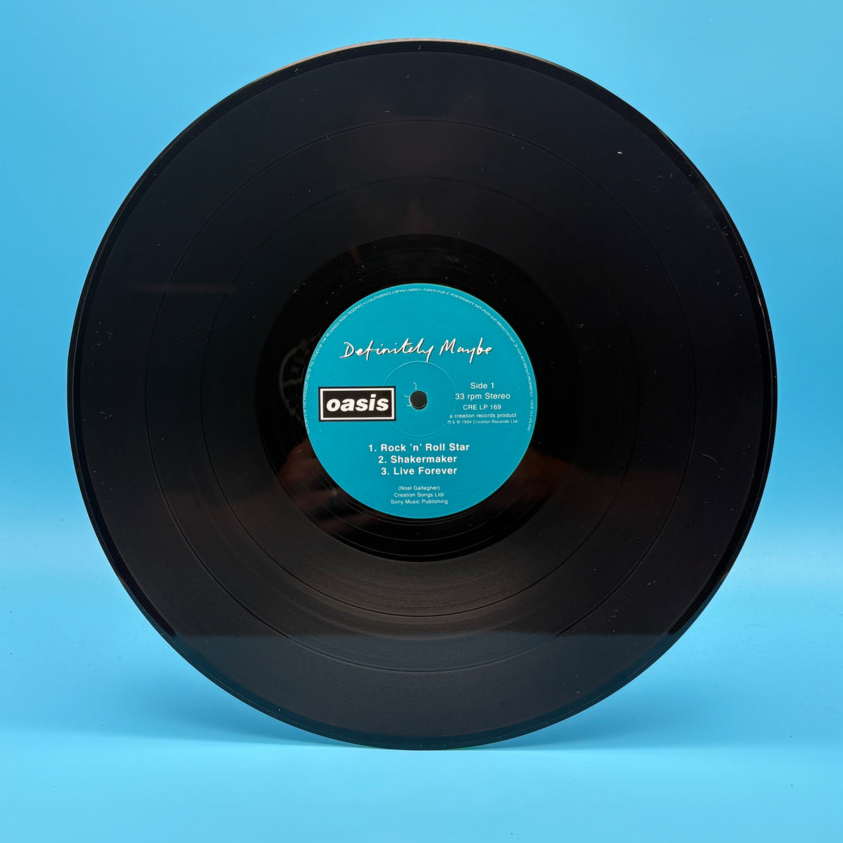 Oasis - Definitely Maybe MPO Pressing Creation Records Vinyl