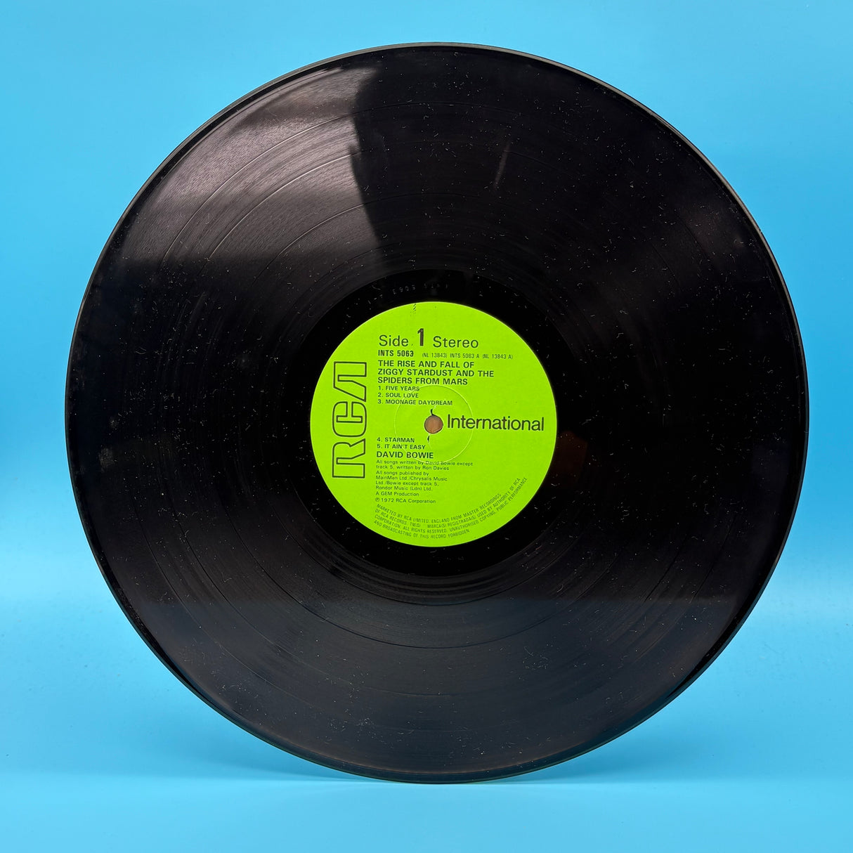 David Bowie - The Rise And Fall Of Ziggy Stardust and The Spiders From Mars RCA International Vinyl