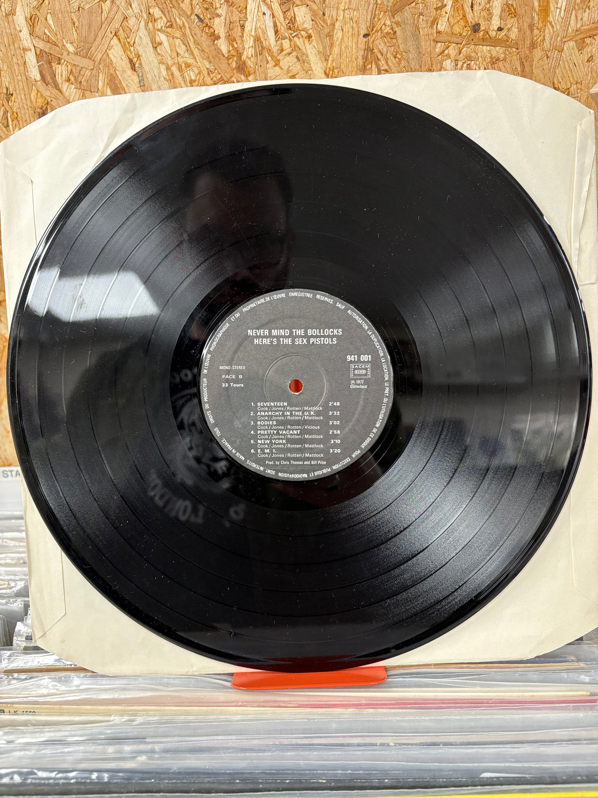 Sex Pistols - Never Mind The Bollocks - French Press - VINYL