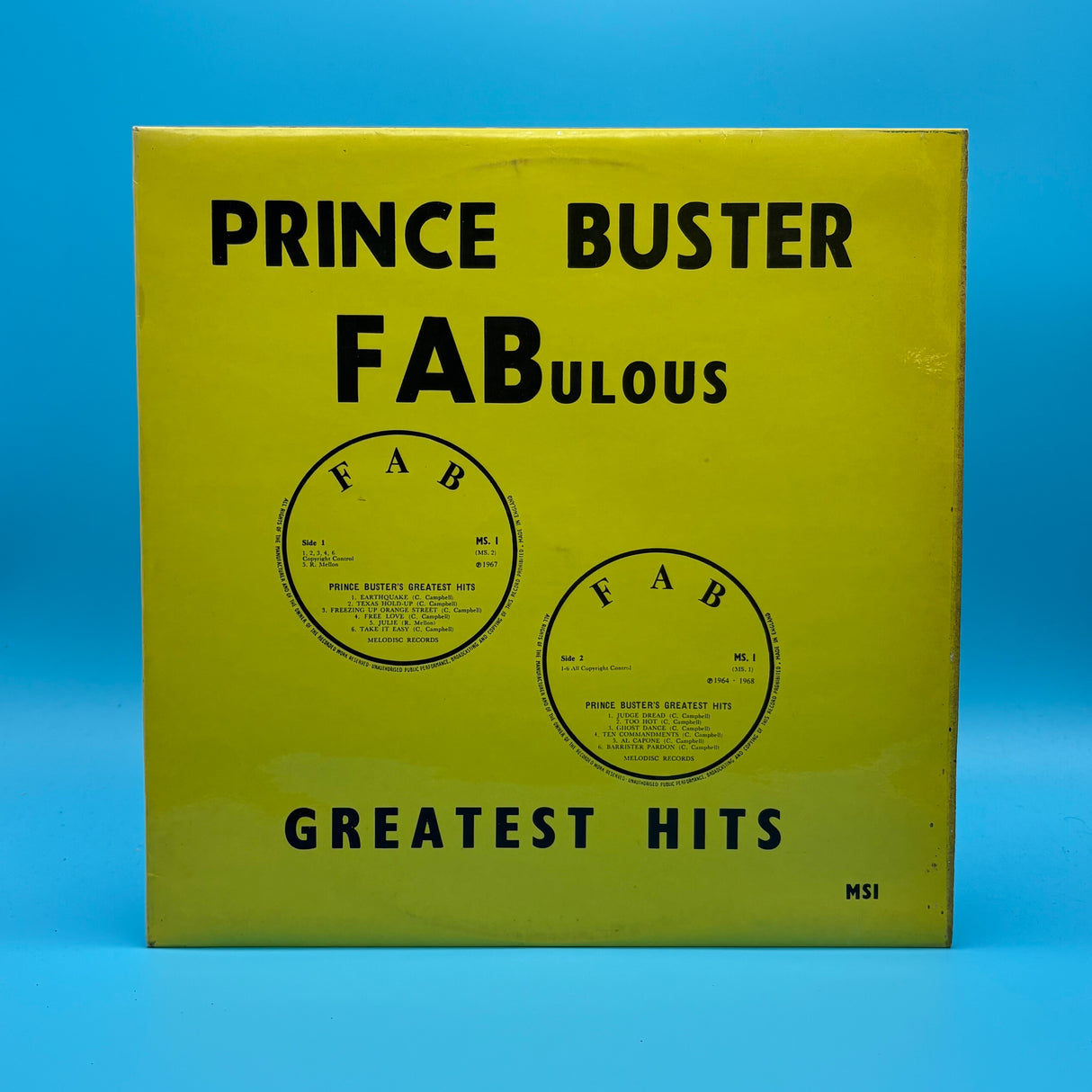 Prince Buster - FABulous Greatest Hits Vinyl