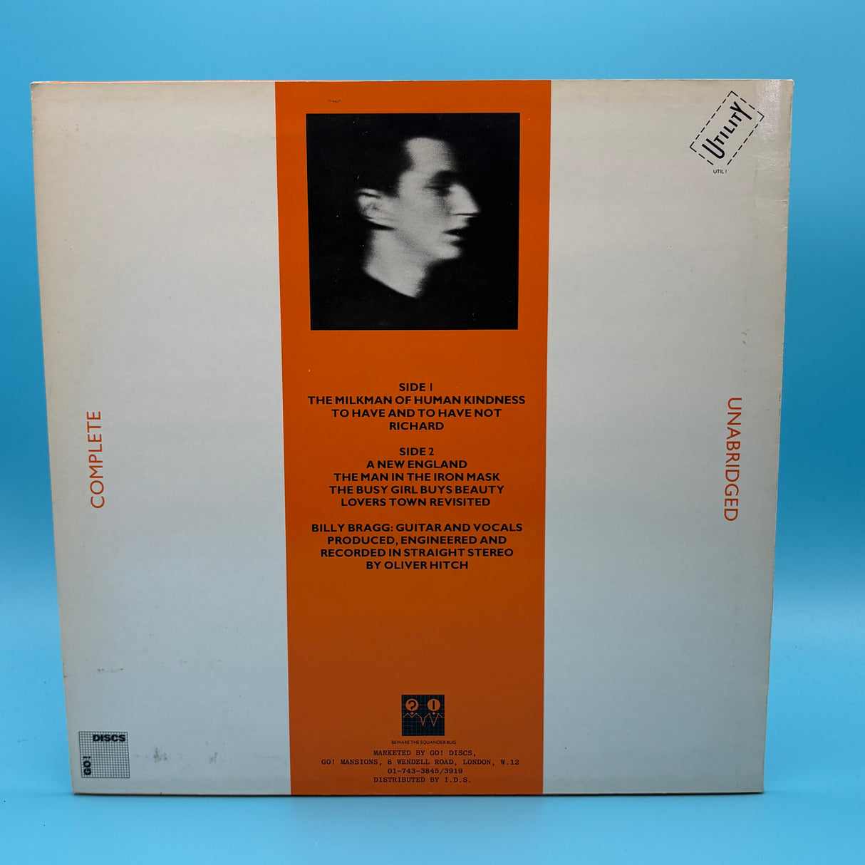 Billy Bragg - Life's A Riot With Spy VS Spy Vinyl