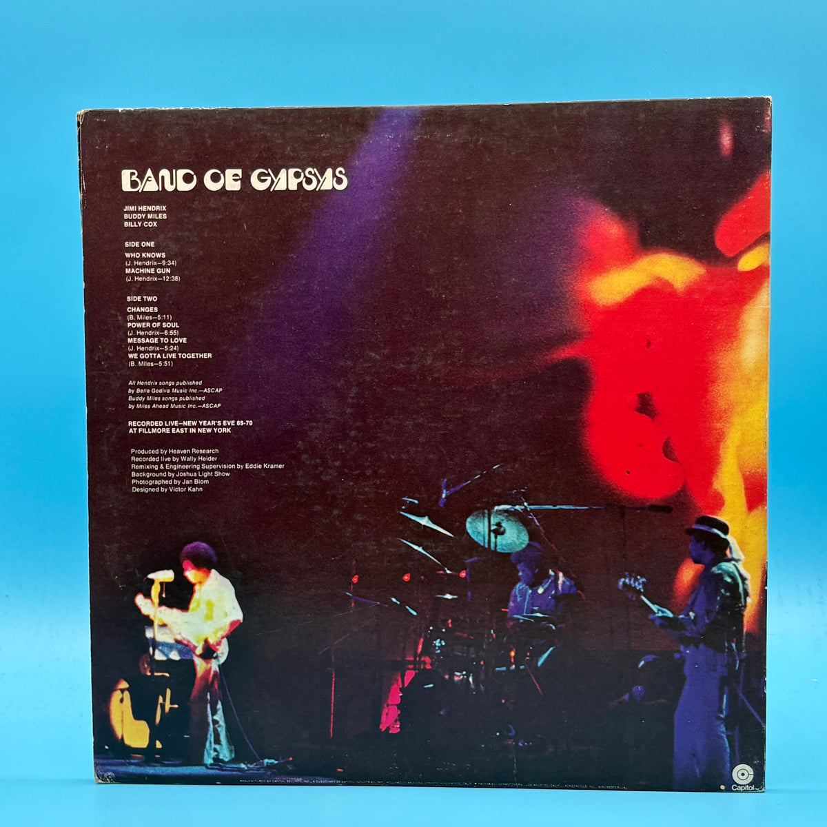 Jimi Hendrix - Band of Gypsies USA Press Vinyl