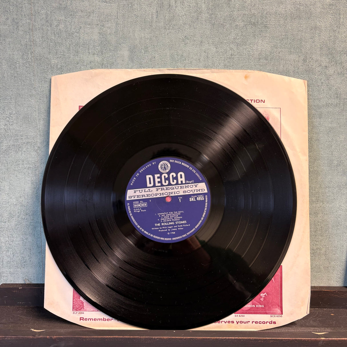 The Rolling Stones - Beggars Banquet - DECCA Blue Label Stereo - VINYL