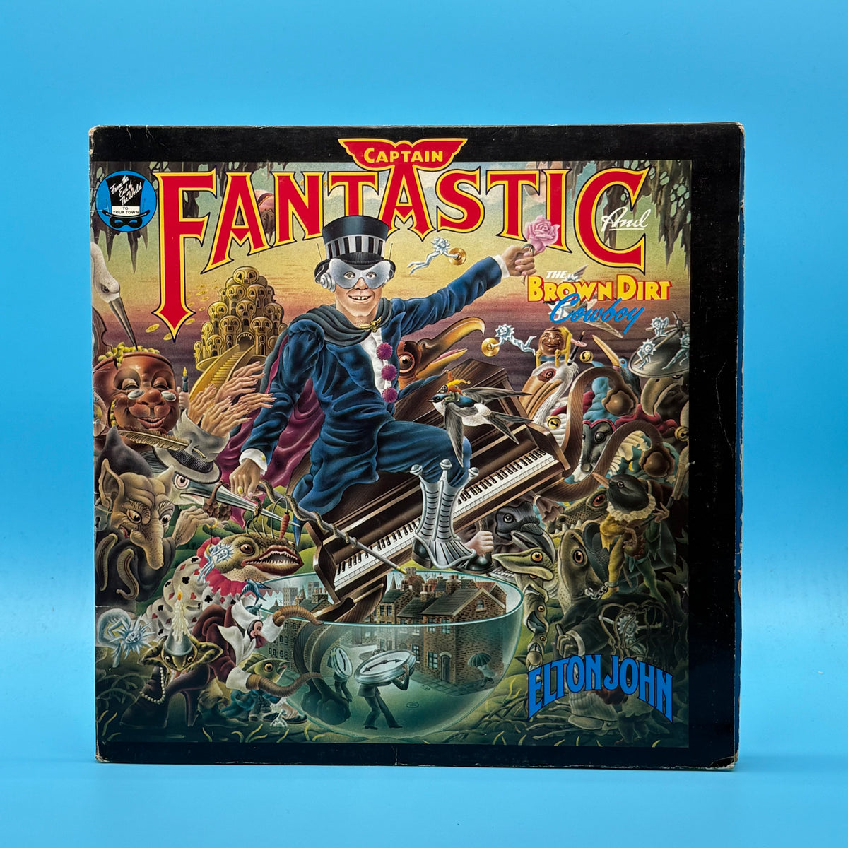 Elton John - Captain Fantastic and the Brown Dirt Cowboy (2 Booklets No Poster) Vinyl