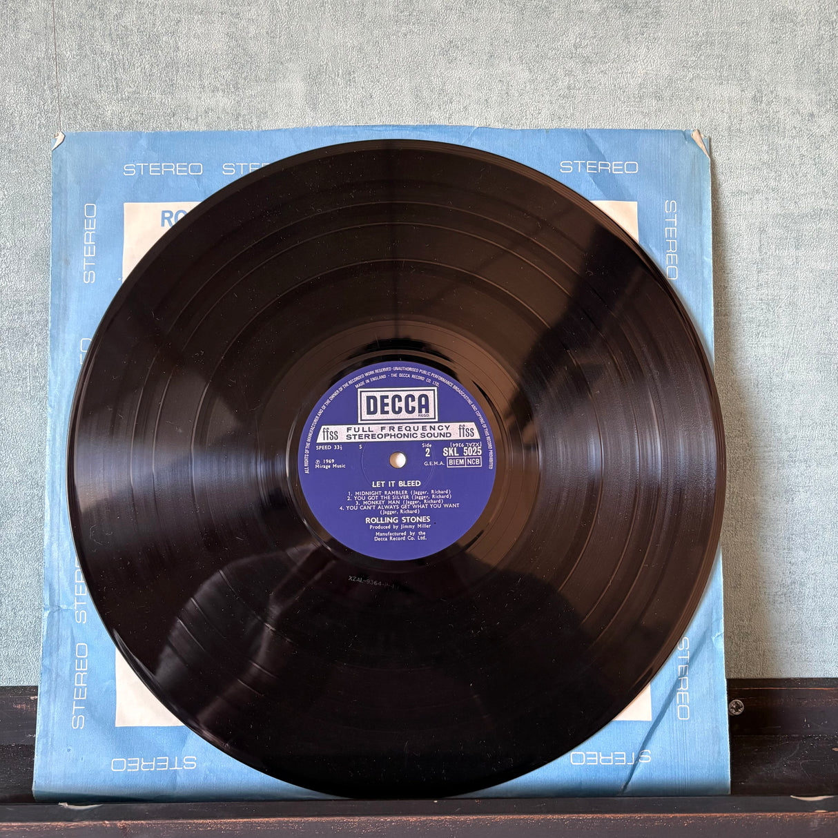 Rolling Stones - Let It Bleed - First Press Stereo - With The Poster - VINYL