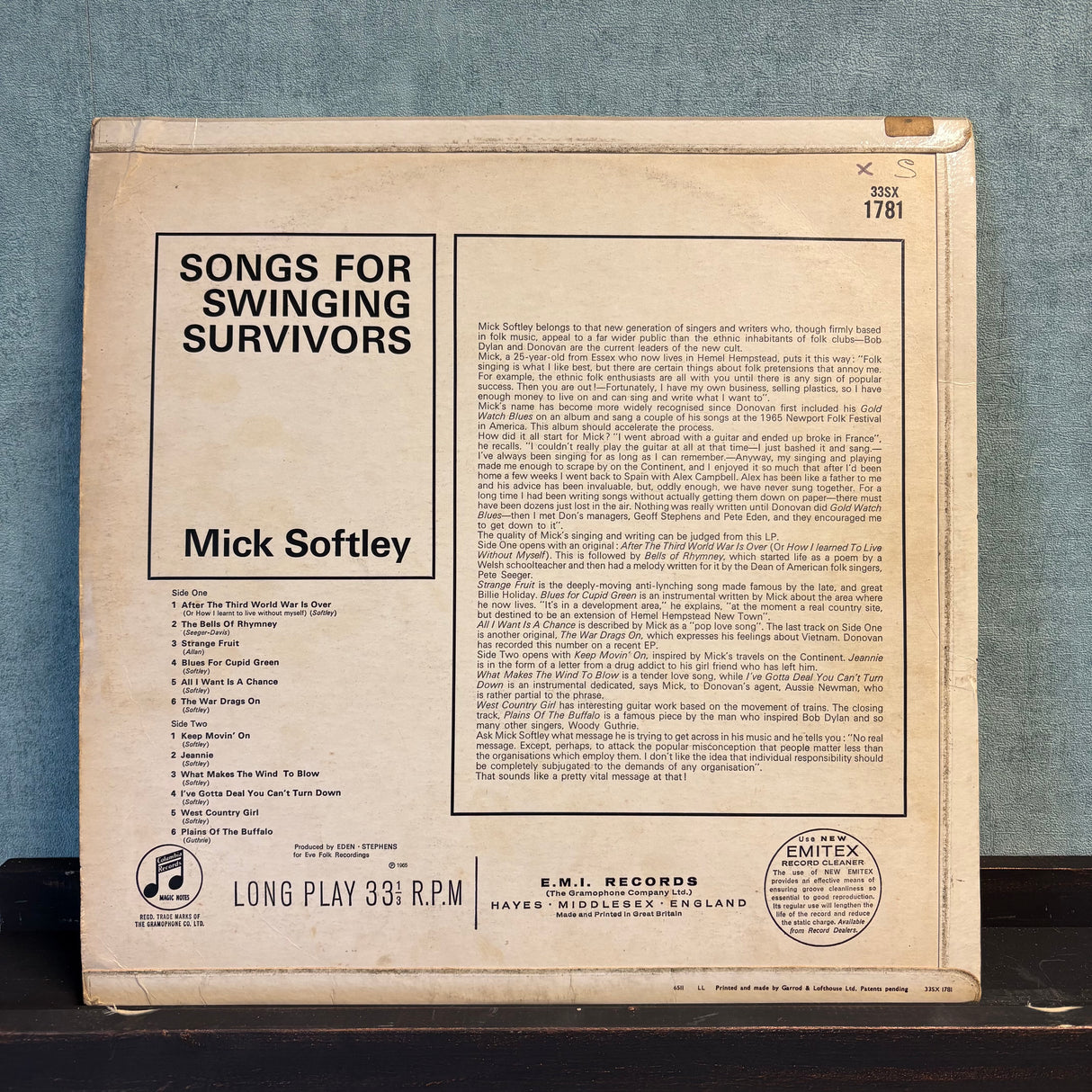 Mick Softley - Songs For Swingin’ Survivors - VINYL