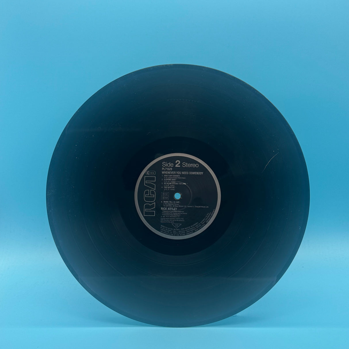 Rick Astley - Whenever You Need Somebody Vinyl