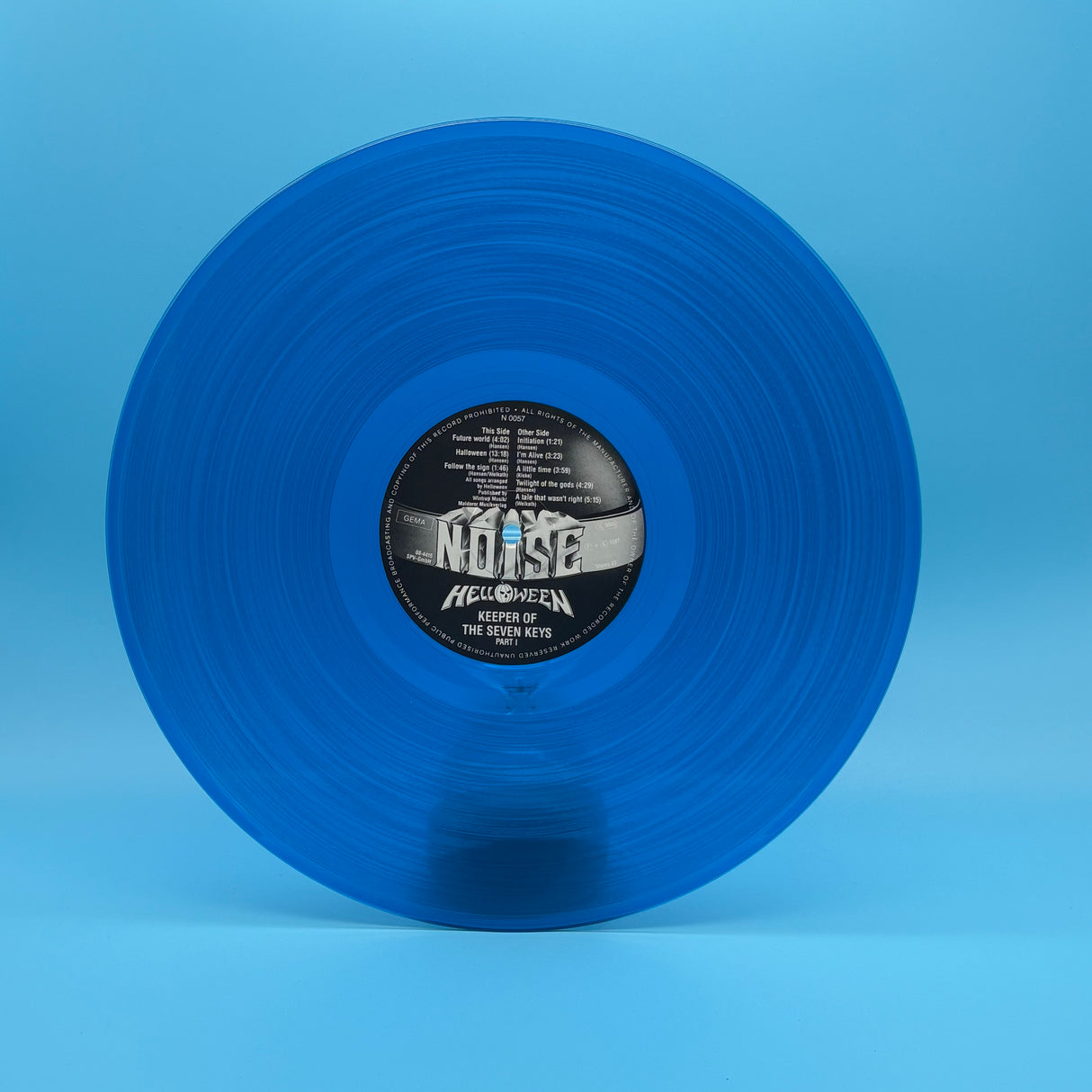 Helloween - Keeper Of The Seven Keys Part 1 With Poster Blue Vinyl