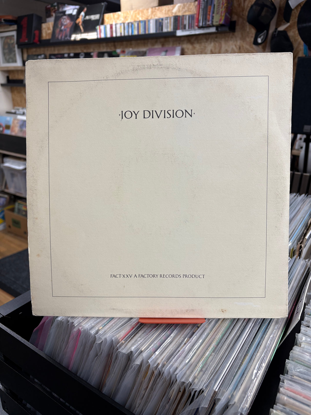 Joy Division - Closer - First Press FACT 25 - Translucent Red