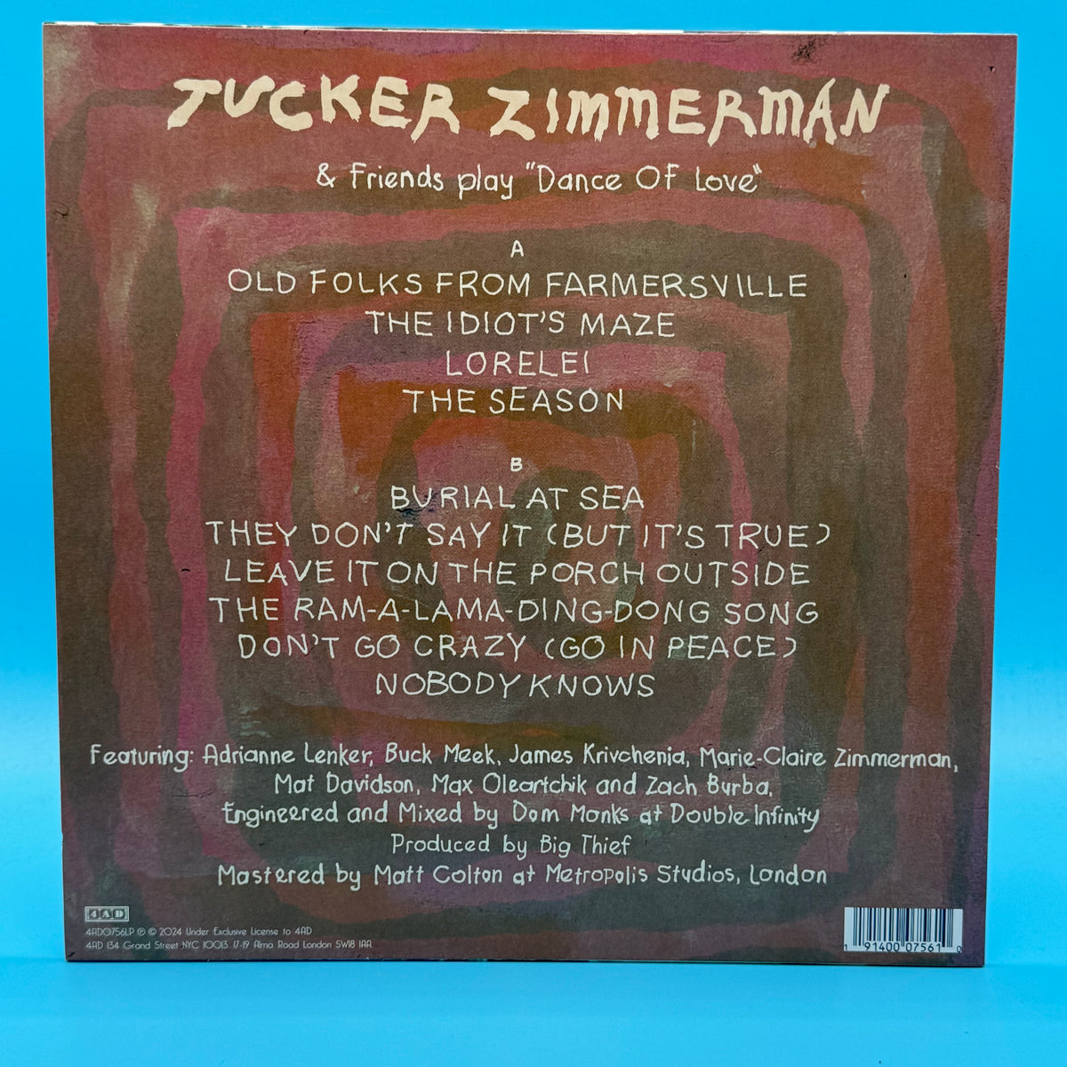 Tucker Zimmerman And Friends Play - Dance Of Love Vinyl