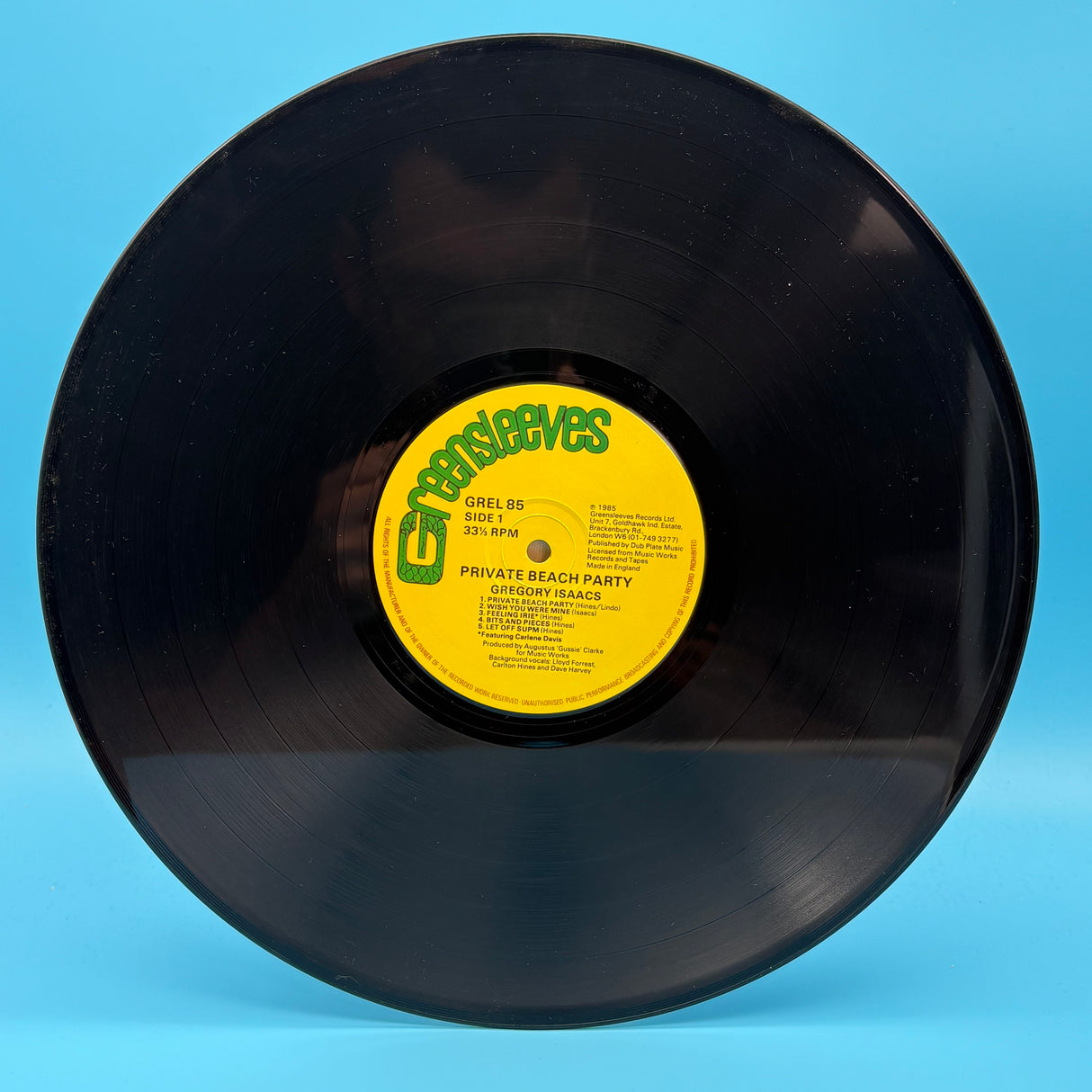 Gregory Isaacs - Private Beach Party Vinyl