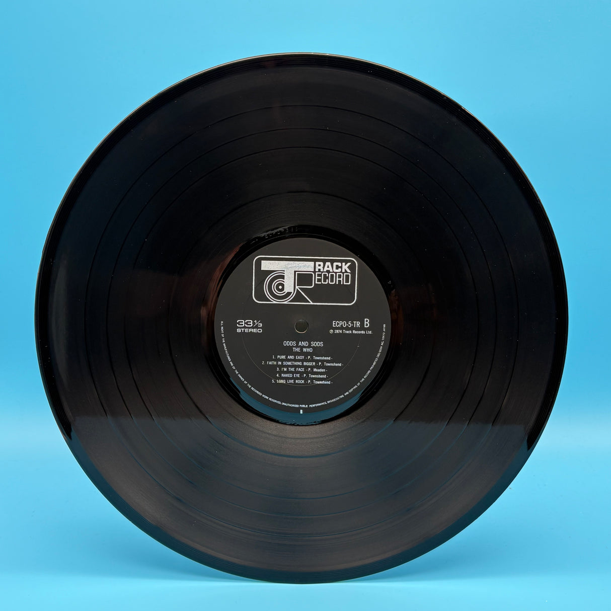 The Who - Odds And Sods Japanese Track Records Vinyl