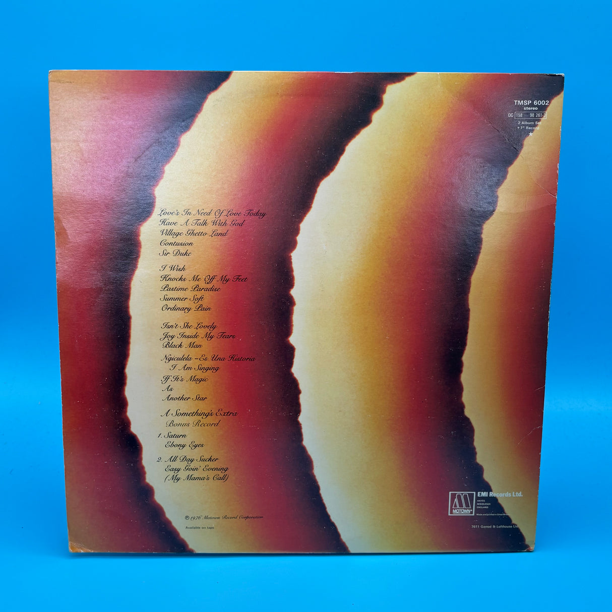 Stevie Wonder - Songs In The Key Of Life Complete Vinyl
