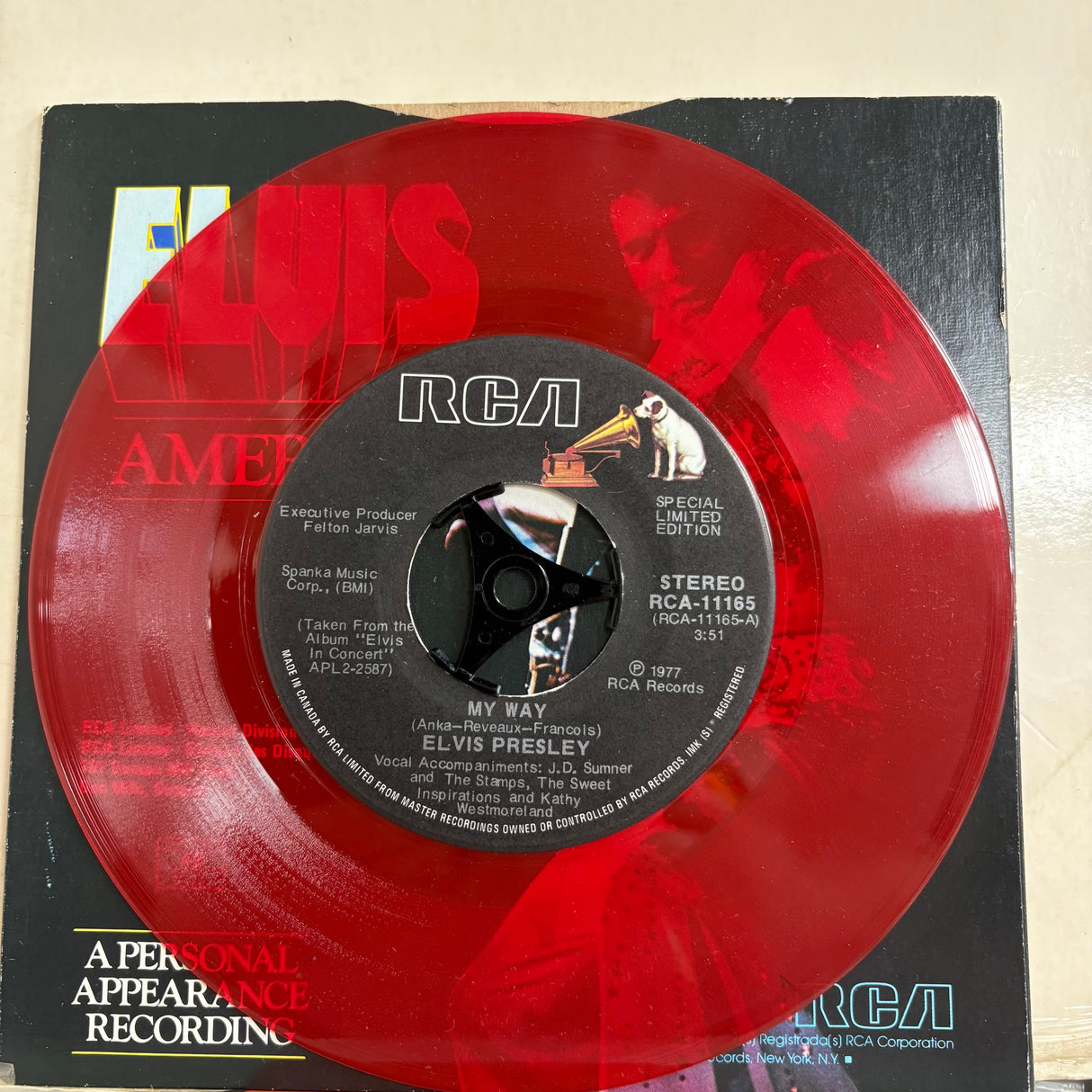 Elvis Presley - My Way Red Vinyl