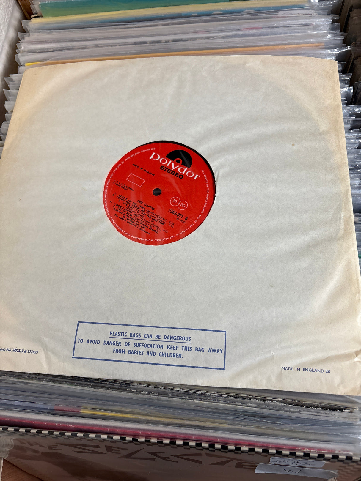 Eric Clapton - S/T - VINYL