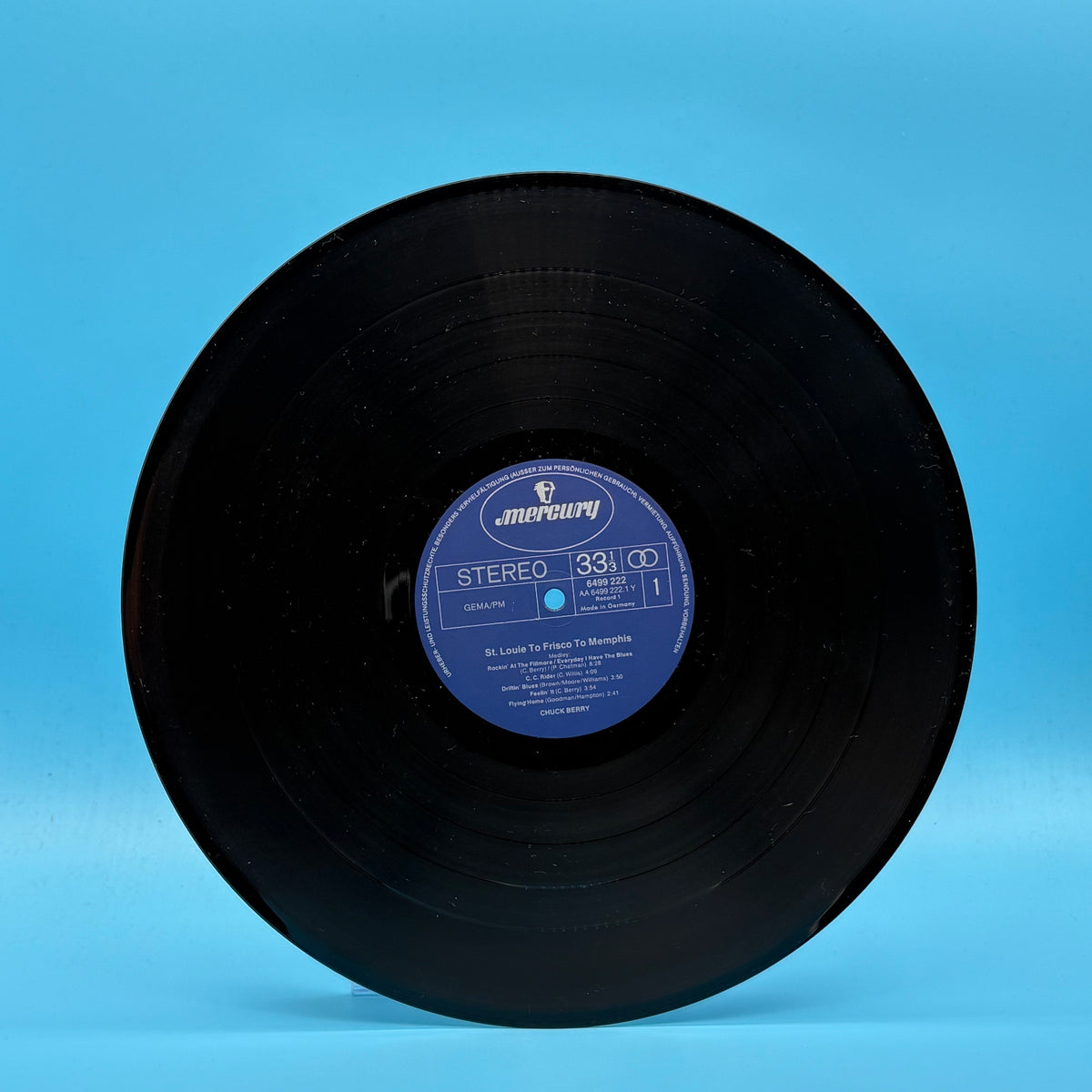 Chuck Berry With The Steve Miller Band - St. Louie To Frisco To Memphis Vinyl