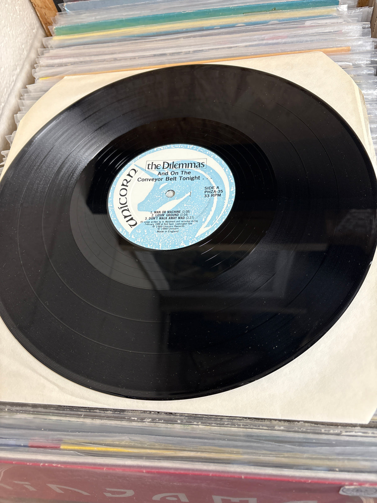 The Dilemmas - And On The Conveyor Belt Tonight…….. - VINYL