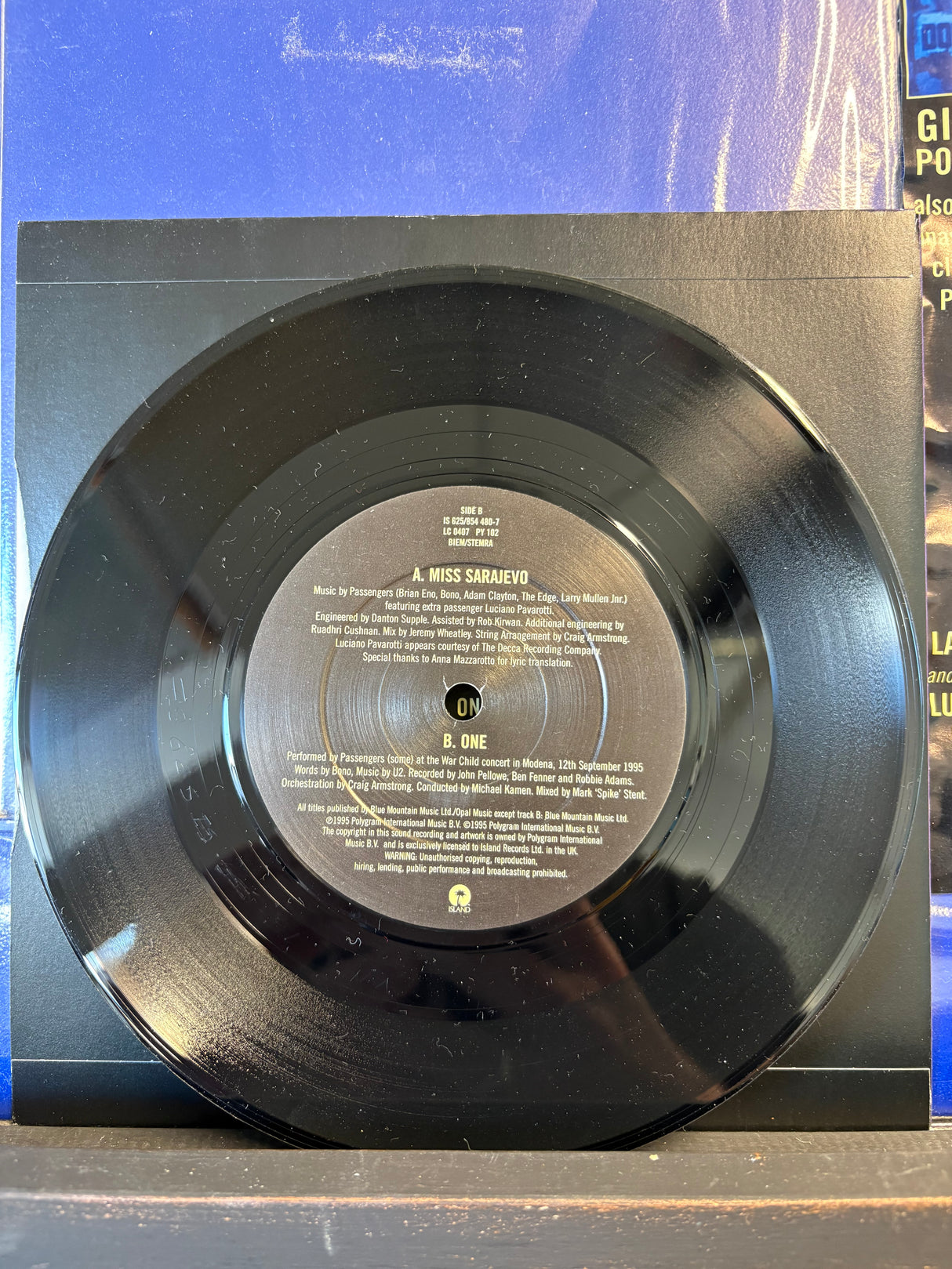 Passengers - Miss Sarajevo - Giant Poster - 7" - VINYL